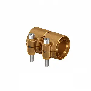Соединитель обжимной латунный Uponor 25х2,3 WIPEX-6 бар (1042972) 0